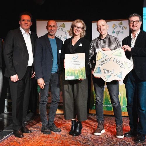 Überreichung Auszeichnung Green Event Location an das Bildungszentrum LLA Imst