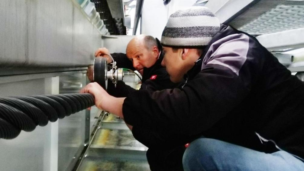 Seilbahnmaschinisten bei der Ausbildung